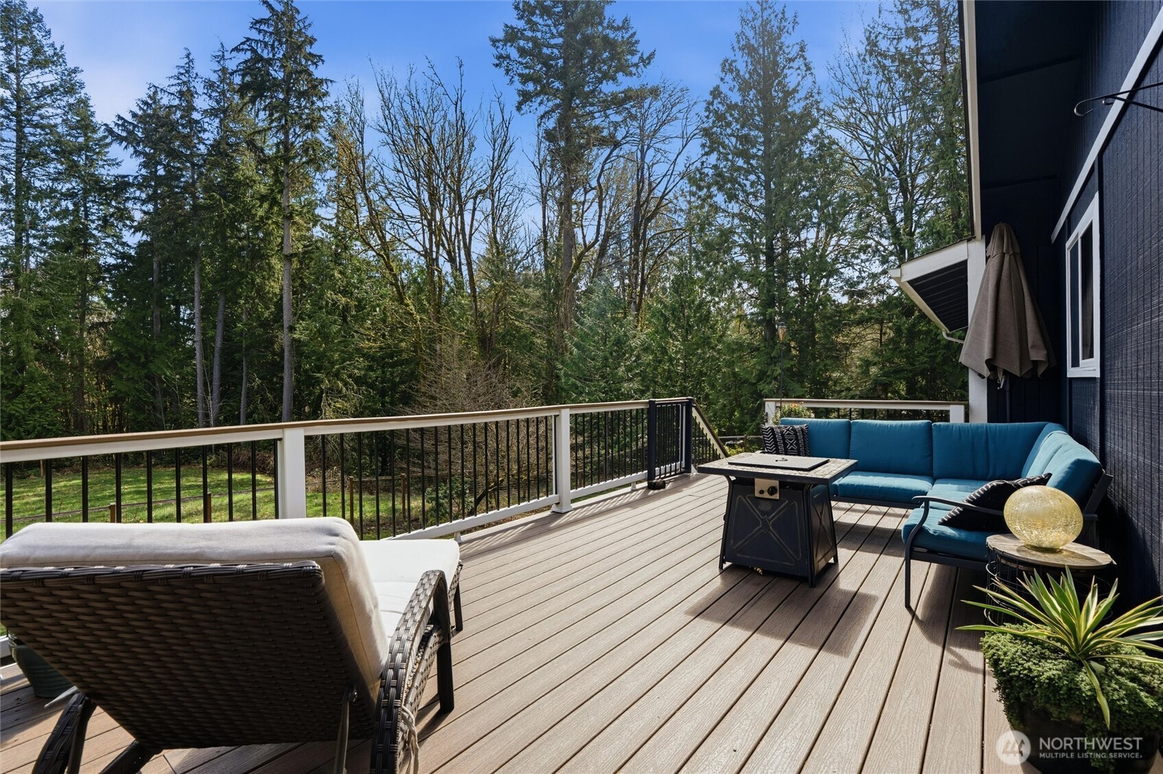 2065 Opdal Road East Port Orchard, WA 98366 - Photo 34 of 40 a view of a deck with furniture