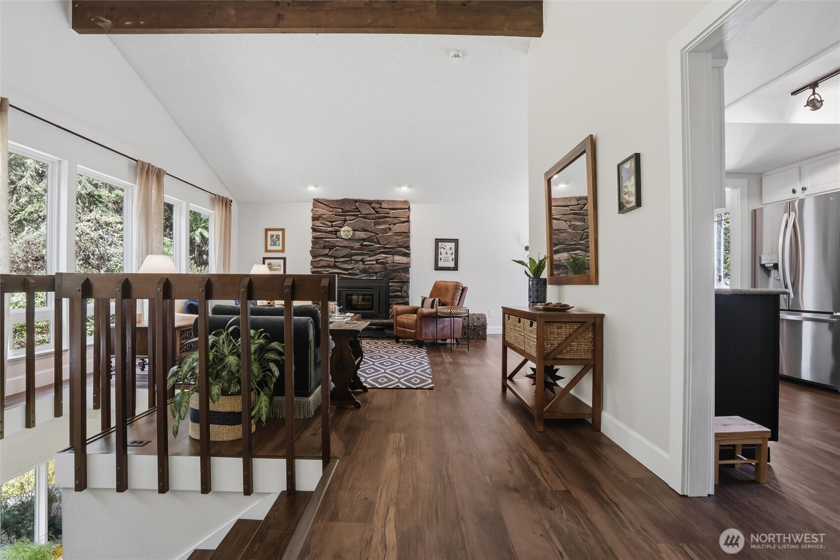 2065 Opdal Road East Port Orchard, WA 98366 - Photo 7 of 40 a living room with furniture and wooden floor