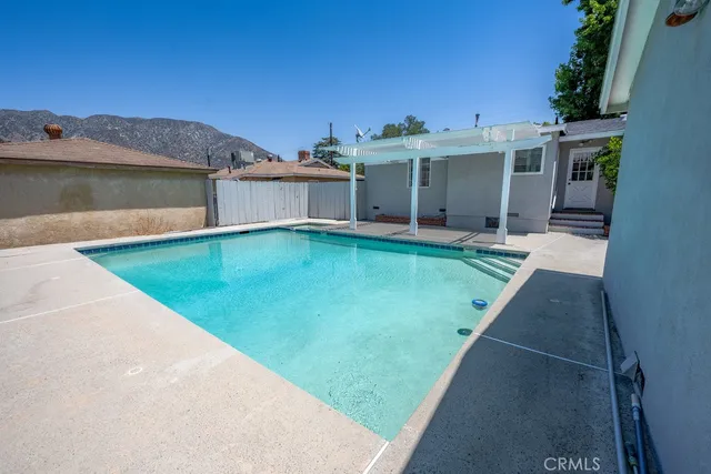 a view of a house with pool