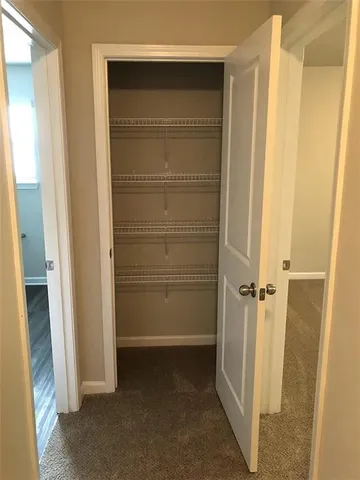 a view of walk in closet