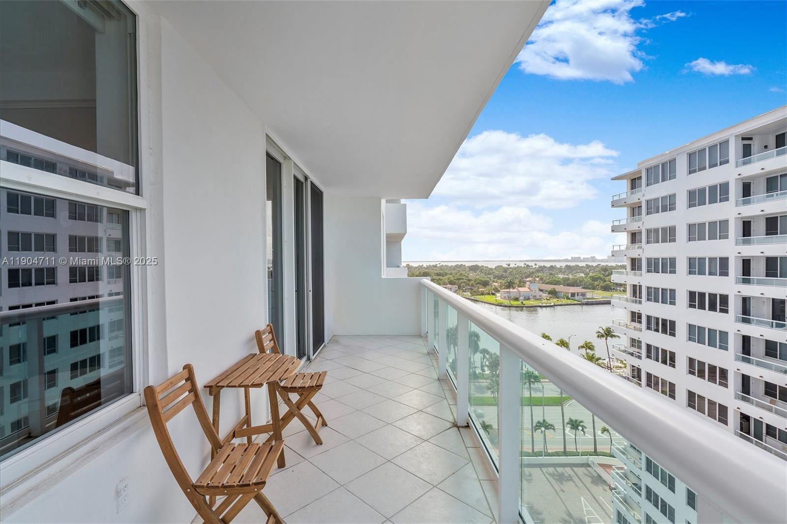 5001 Collins Avenue, Unit 11F Miami Beach, FL 33140 - Photo 2 of 43 a view of balcony with furniture
