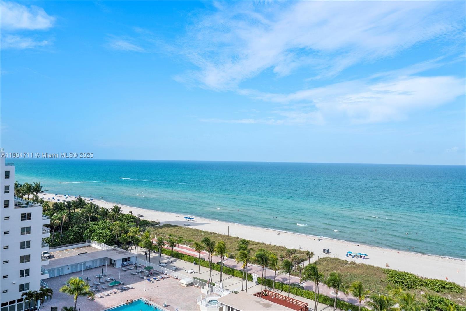 5001 Collins Avenue, Unit 11F Miami Beach, FL 33140 - Photo 28 of 43 a view of an ocean and beach