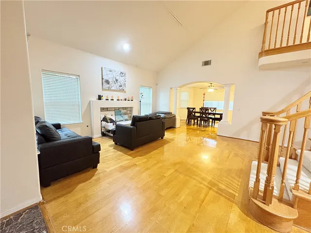 a view of a house with a iron fence