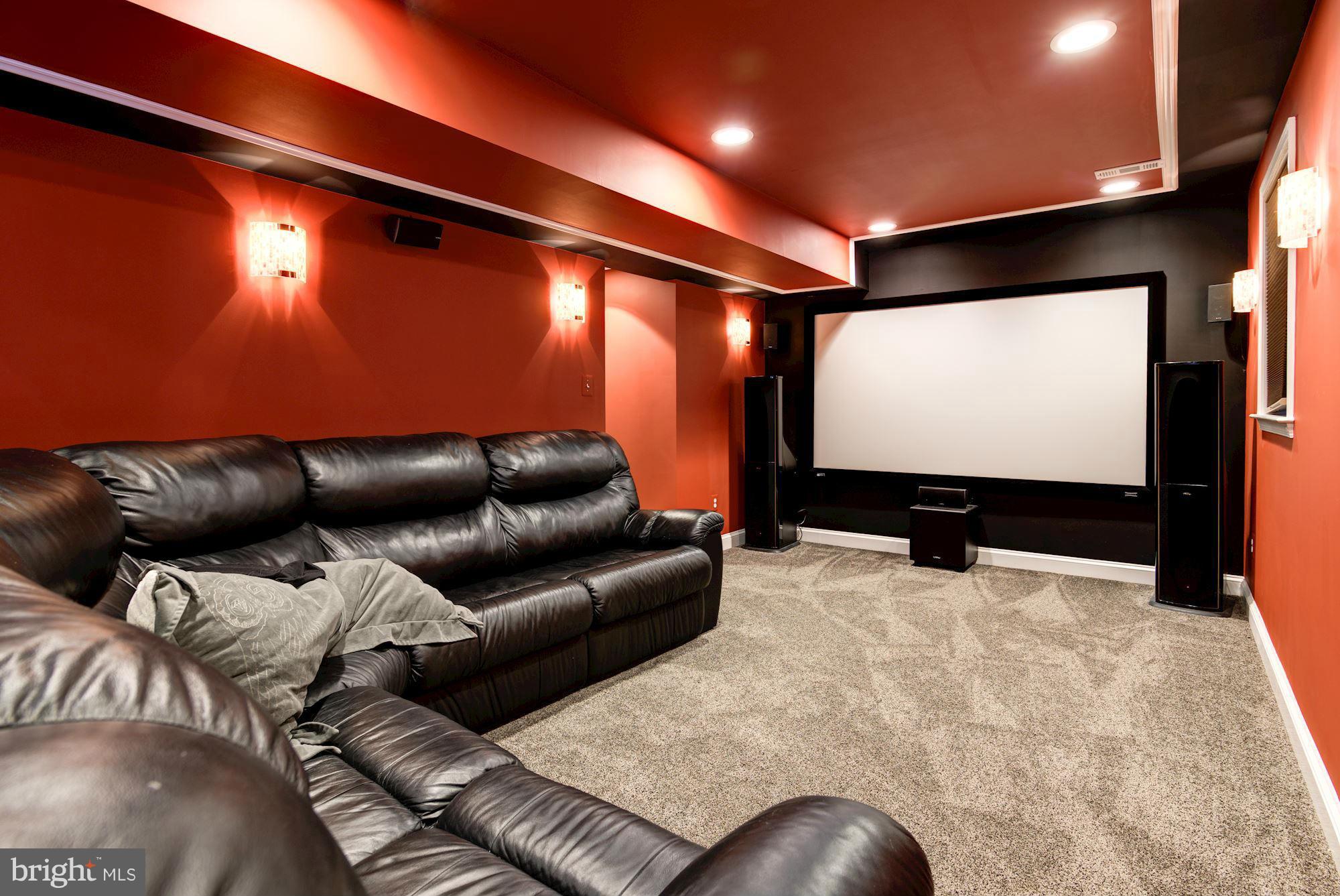 10305 Gary Road Potomac, MD 20854 - Photo 28 of 30 Lower Level Theater Room