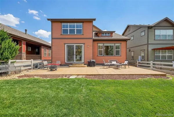 a house view with sitting space and garden space