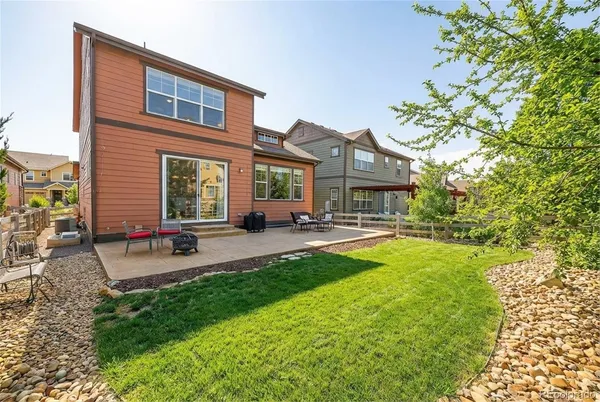 a view of a house with a outdoor space
