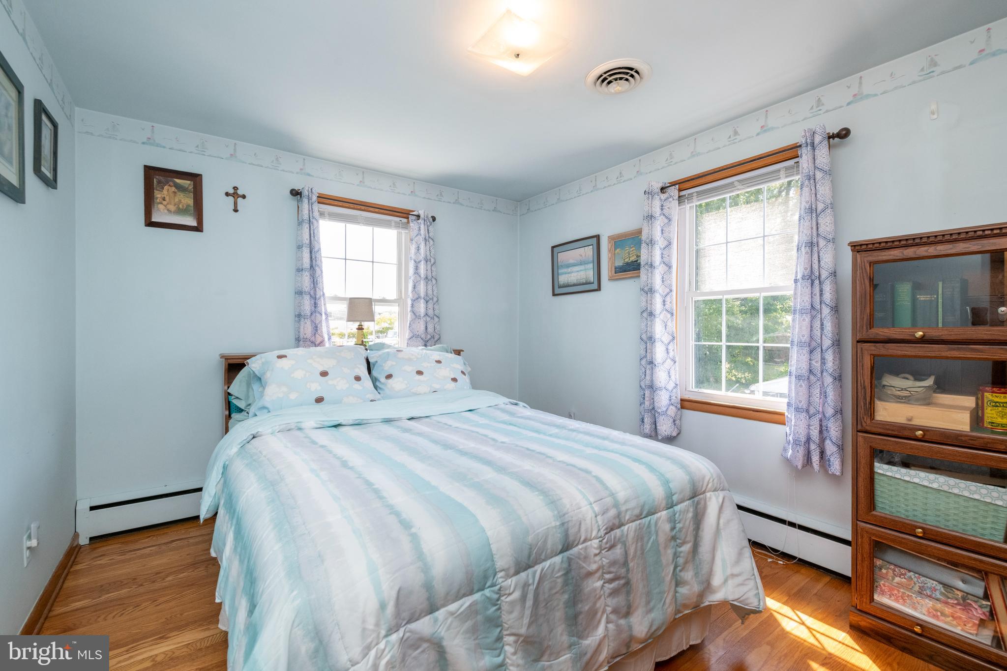 8209 Old Philadelphia Road Rosedale, MD 21237 - Photo 16 of 35 Bedroom 2 with hardwood floors
