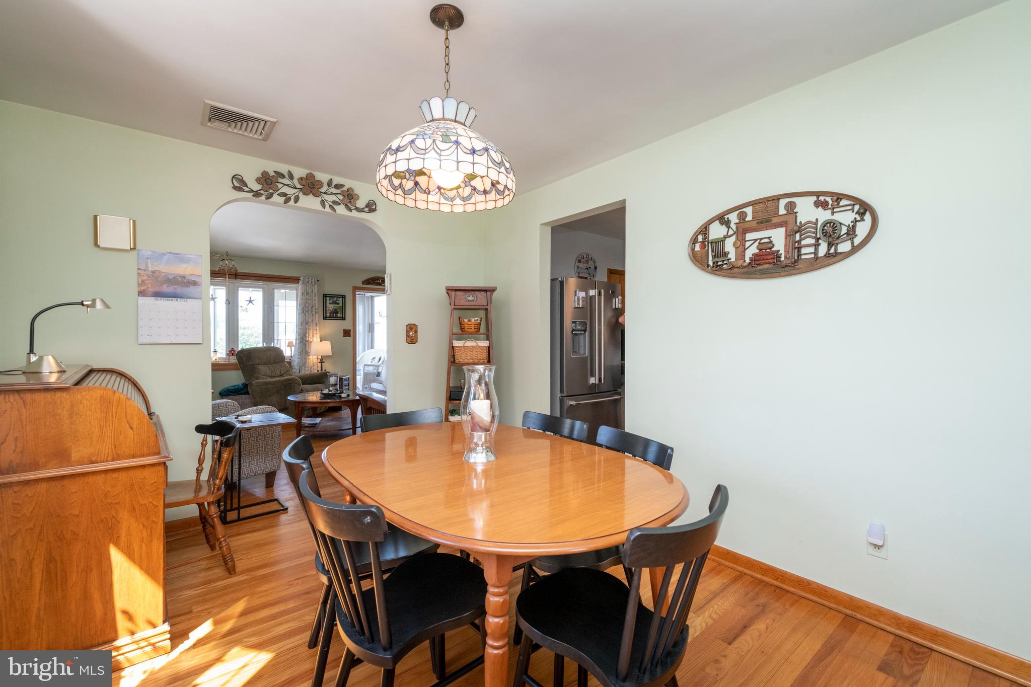 8209 Old Philadelphia Road Rosedale, MD 21237 - Photo 8 of 35 Dining room wtih hardwood floors