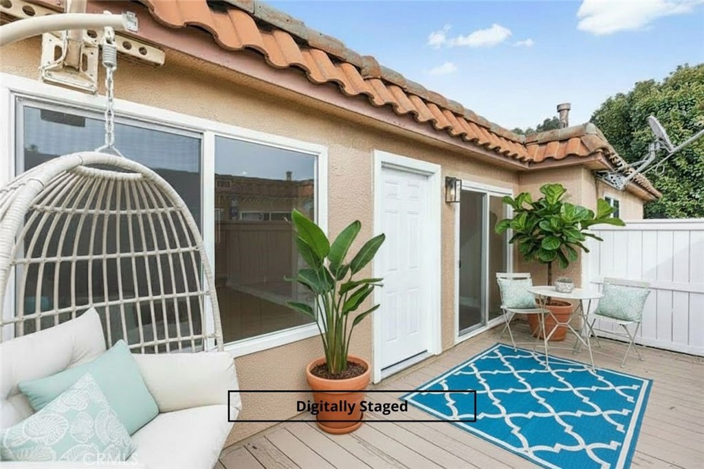 31377 Los Rios Street, Unit 64F San Juan Capistrano, CA 92675 - Photo 24 of 61 Digitally staged image illustrating patio layout and outdoor living potential.