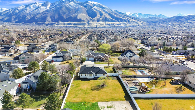 13176 Day Court Draper, UT 84020 - Photo 44 of 45 Aerial perspective of suburban area featuring a mountainous background