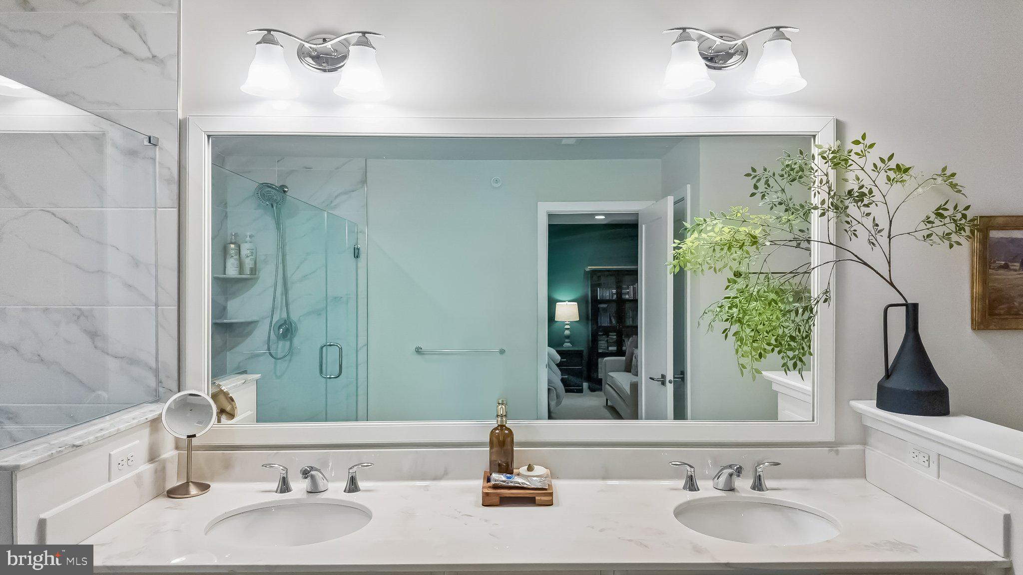 257 Junction Road Media, PA 19063 - Photo 14 of 25 a bathroom with a sink and a mirror