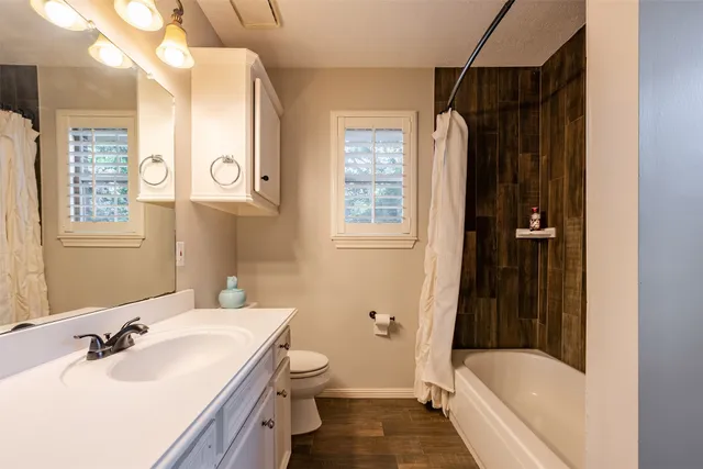 wooden floor in an empty room