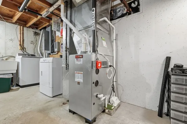 a view of a storage room