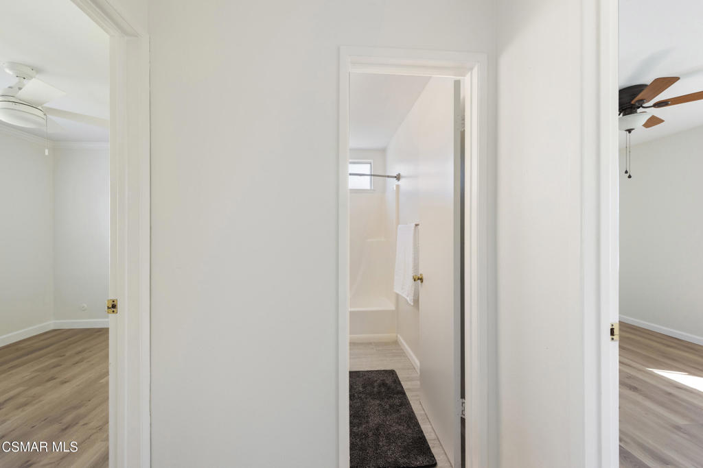 14773 Stanford Street Moorpark, CA 93021 - Photo 19 of 26 a view of a bathroom from a hallway