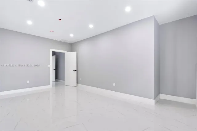 a view of an empty room