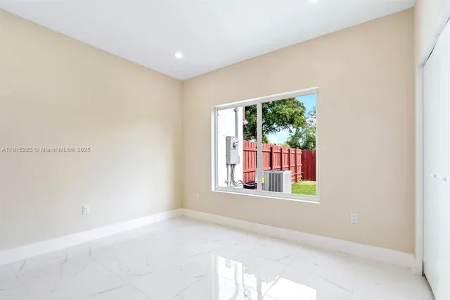 a view of a window in a room