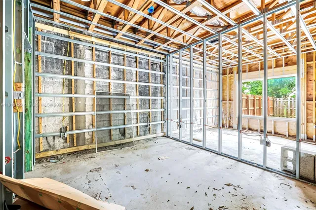 front view of a building with a outdoor space