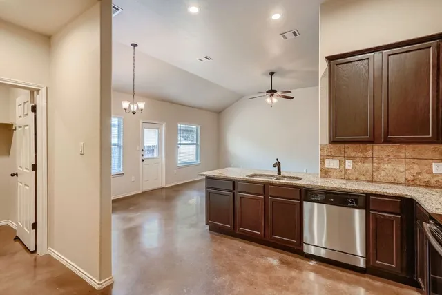 a view of a bathroom sink and mirror