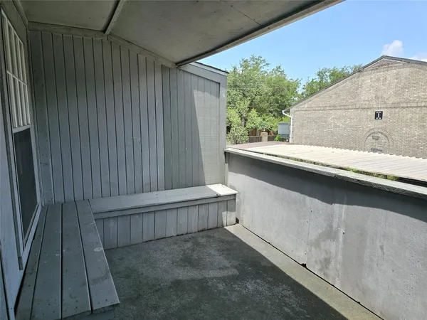 a view of outdoor space with seating area