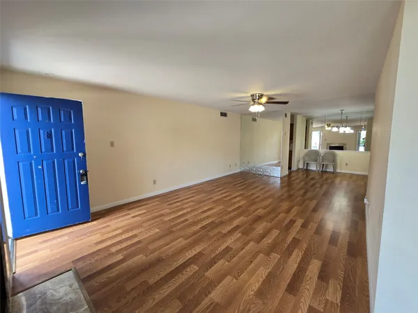 a view of a livingroom with a furniture