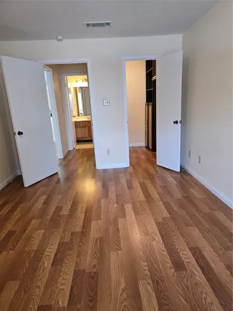 wooden floor in a room