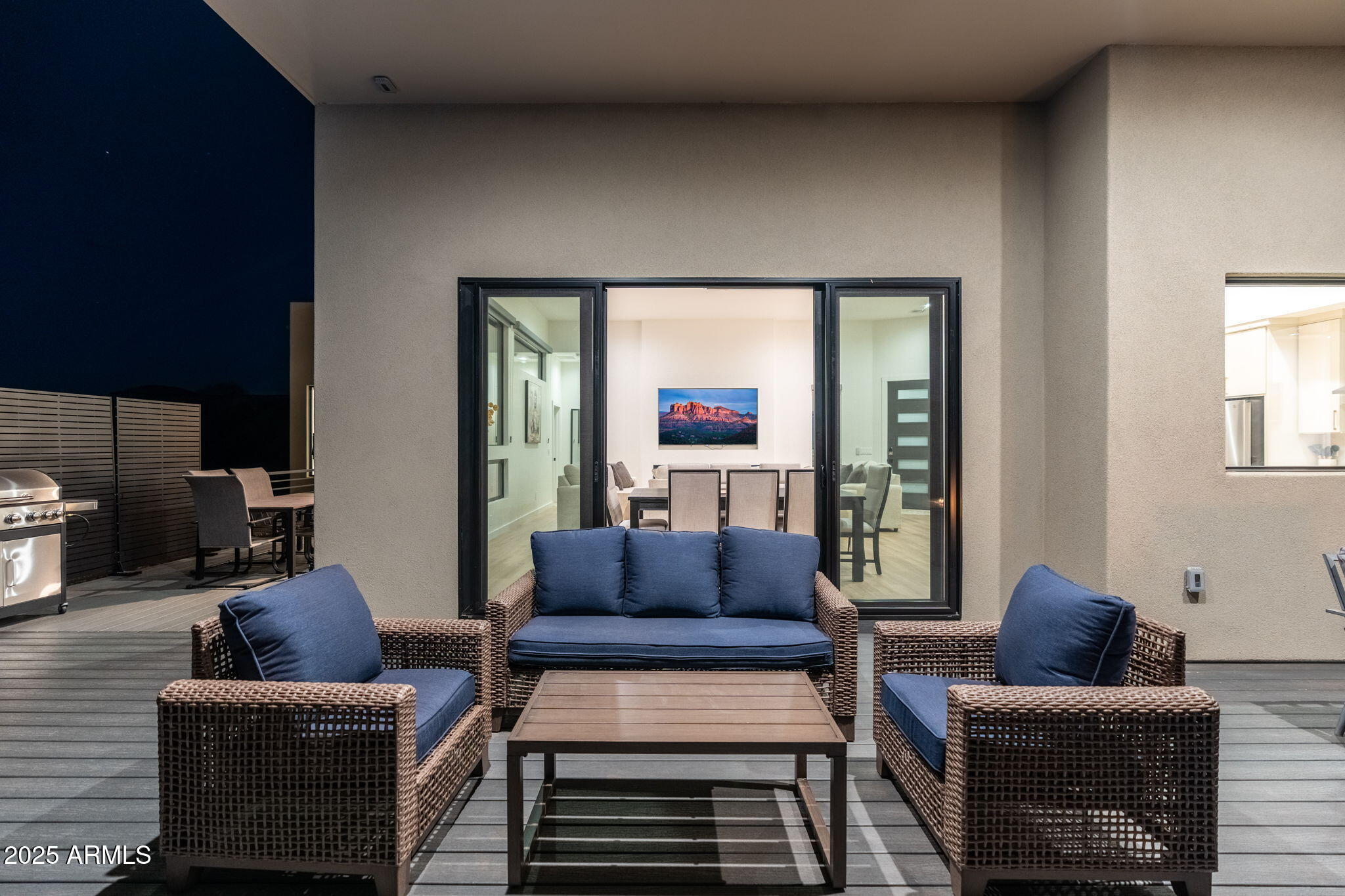 327 Suncliffe Drive Sedona, AZ 86351 - Photo 51 of 79 Terrace at Night