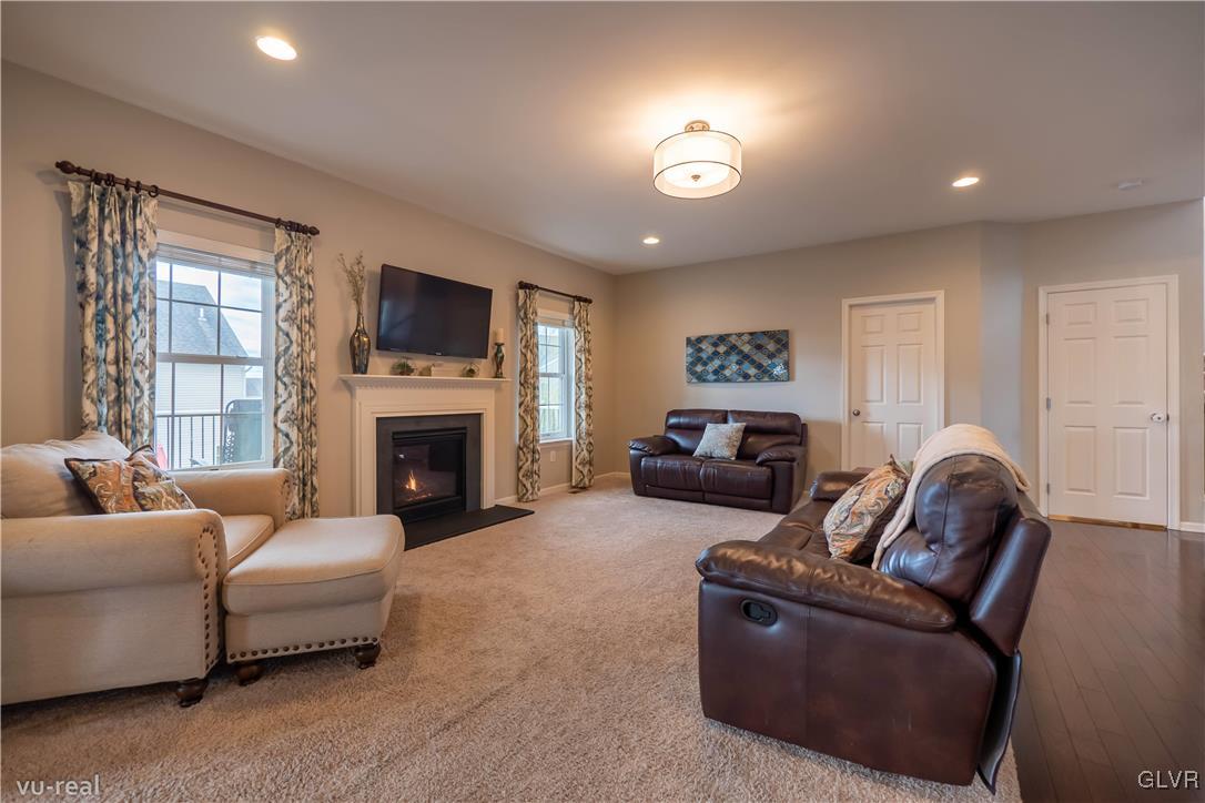 2723 Monacacy Road Nazareth, PA 18064 - Photo 13 of 49 Living/family room, gas fireplace upgraded with bl