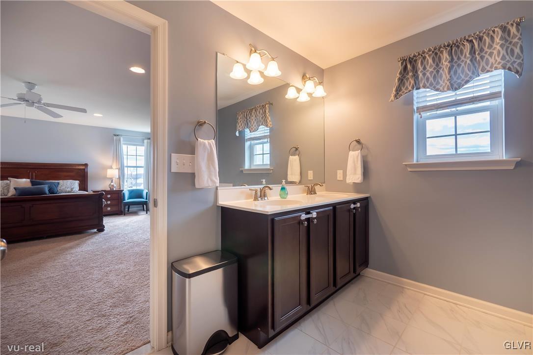 2723 Monacacy Road Nazareth, PA 18064 - Photo 40 of 49 Master bathroom with double vanity