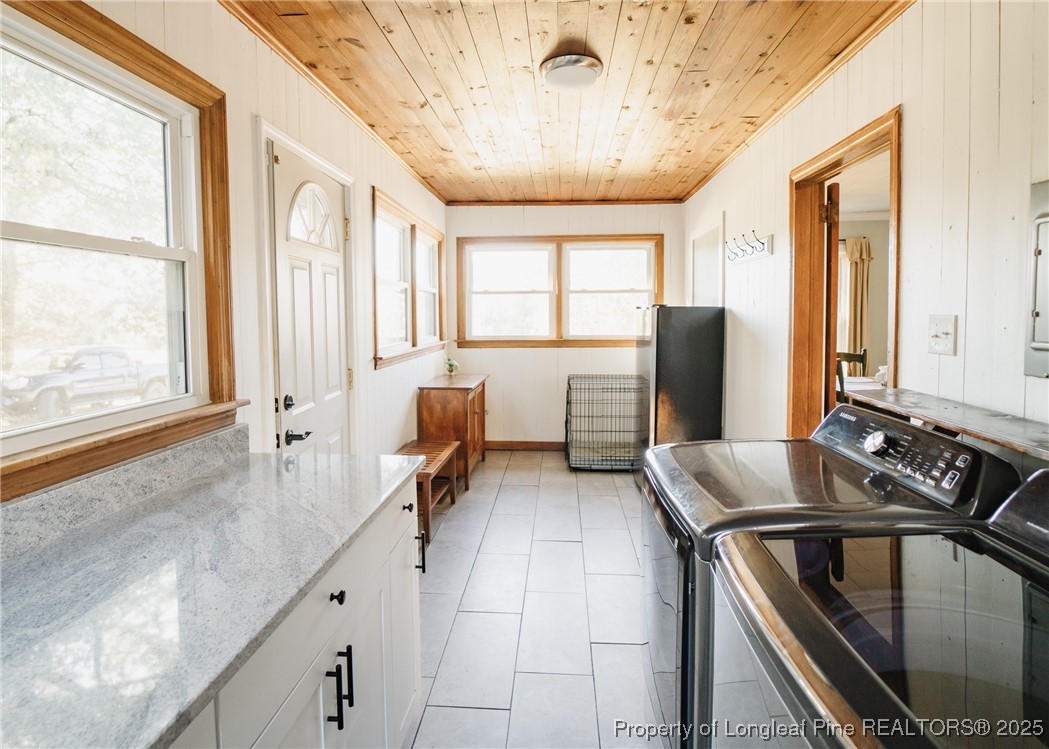 9778 Highway 24 Carthage, NC 28327 - Photo 30 of 47 a kitchen with a sink appliances and a counter top space