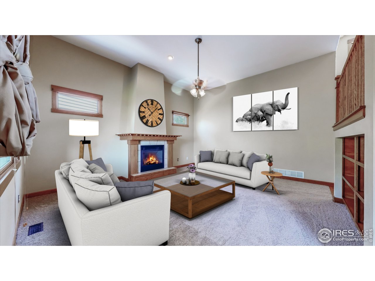 1708 Rolling Gate Road Fort Collins, CO 80526 - Photo 5 of 40 Living Room (Virtual Staging)
