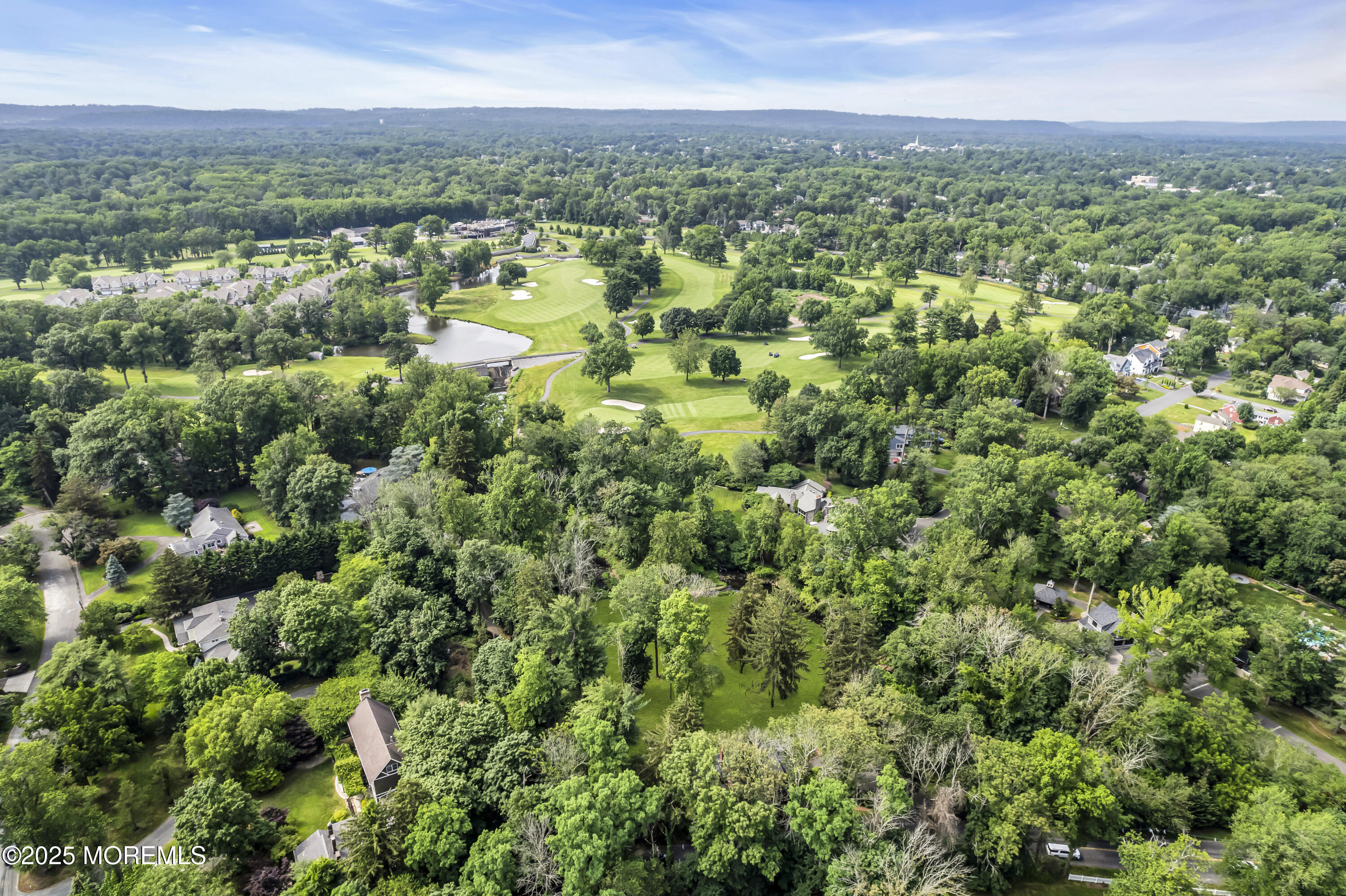 2041 Raritan Road Scotch Plains, NJ 07076 - Photo 91 of 106 an aerial view of residential houses with outdoor space and trees