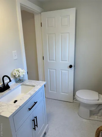 a bathroom with a sink and a toilet