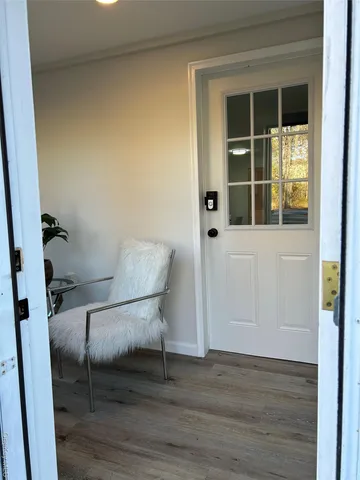 a view of front door