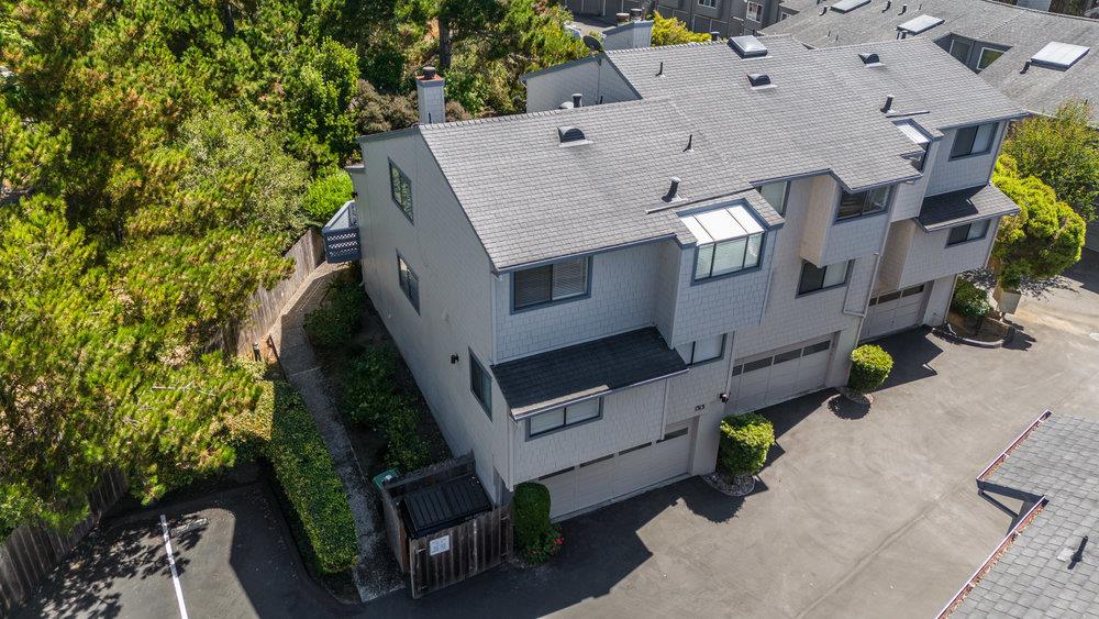 1313 Vía Tornasol Aptos, CA 95003 - Photo 34 of 38 an aerial view of a house with a yard