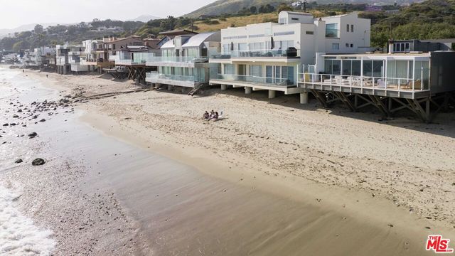 a view of city street with a building