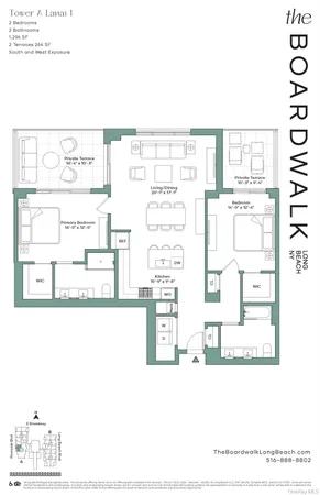 $1,375,000 | 100 Boardwalk, Unit L1 A, Long Beach, NY 11561