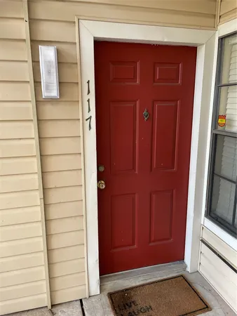 a view of front door