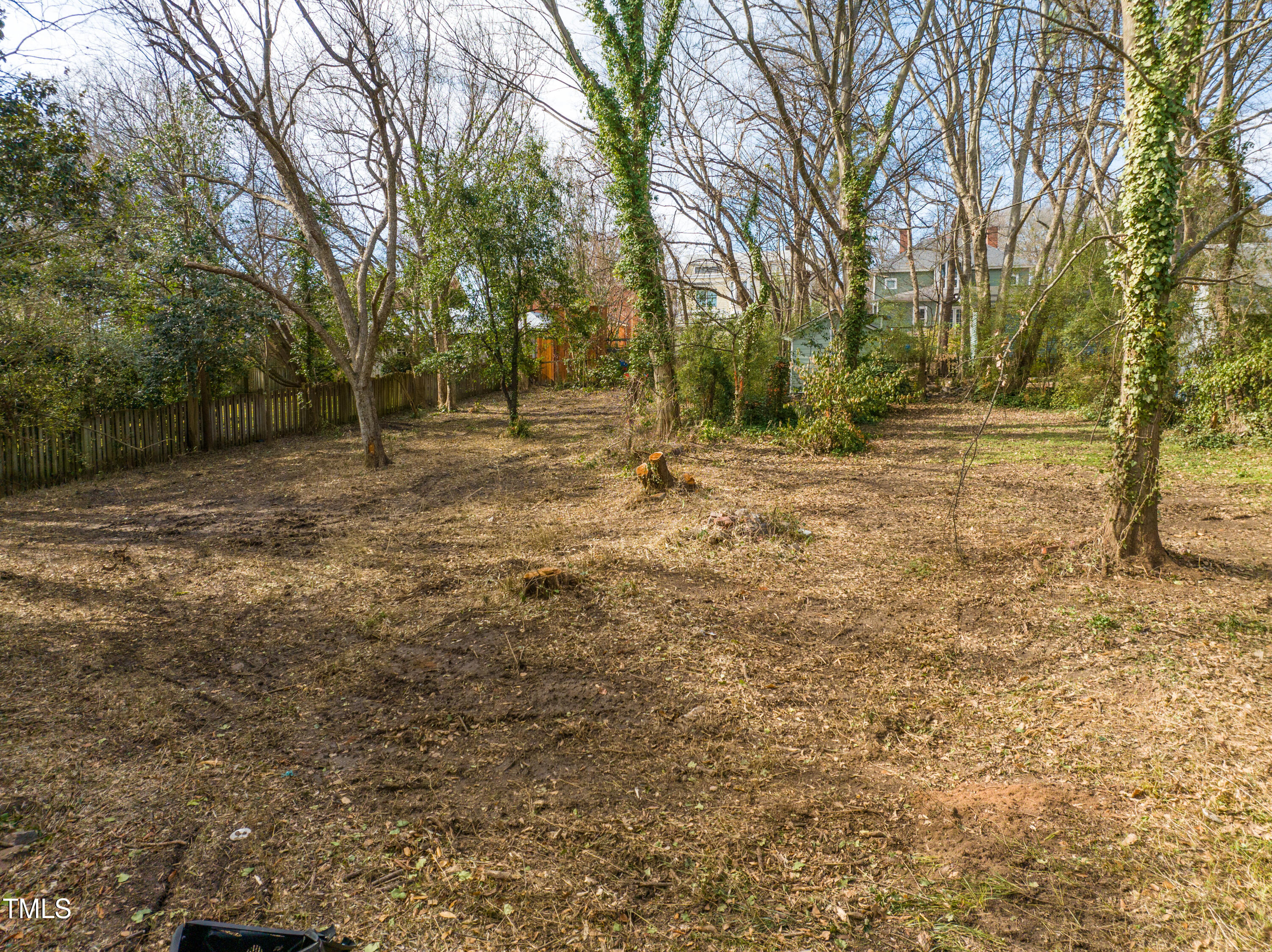 417 Watauga Street Raleigh, NC 27604 - Photo 24 of 27 a view of a yard with trees