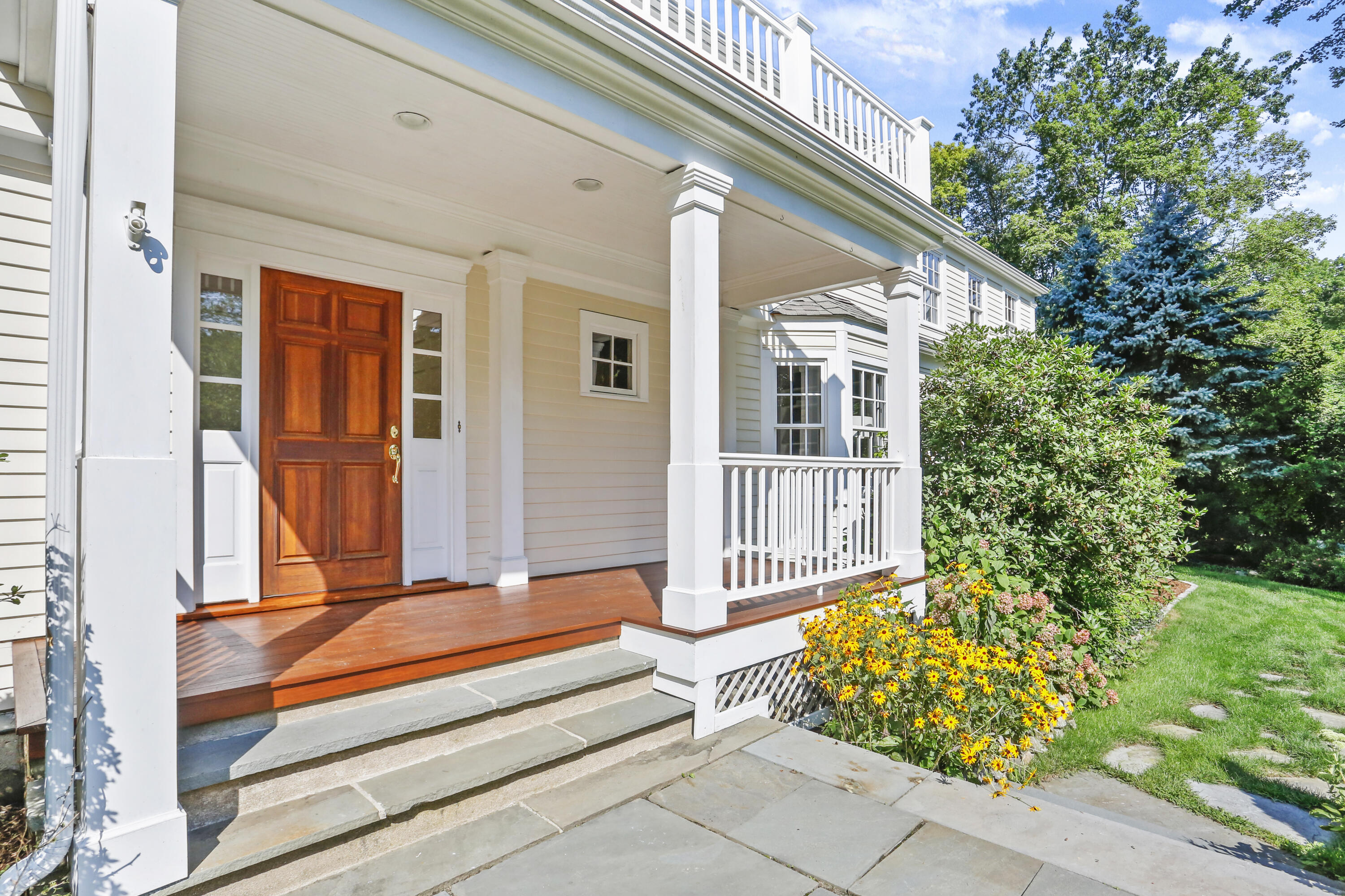 110 Sleepy Hollow Road New Canaan, CT 06840 - Photo 5 of 47 a house view with a outdoor space