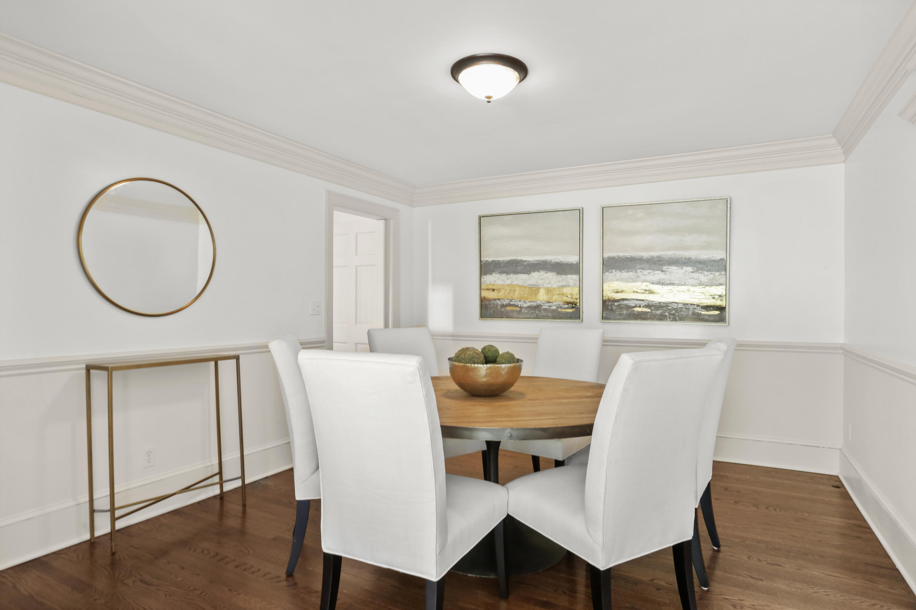 110 Sleepy Hollow Road New Canaan, CT 06840 - Photo 9 of 47 a view of a dining room with furniture and a window