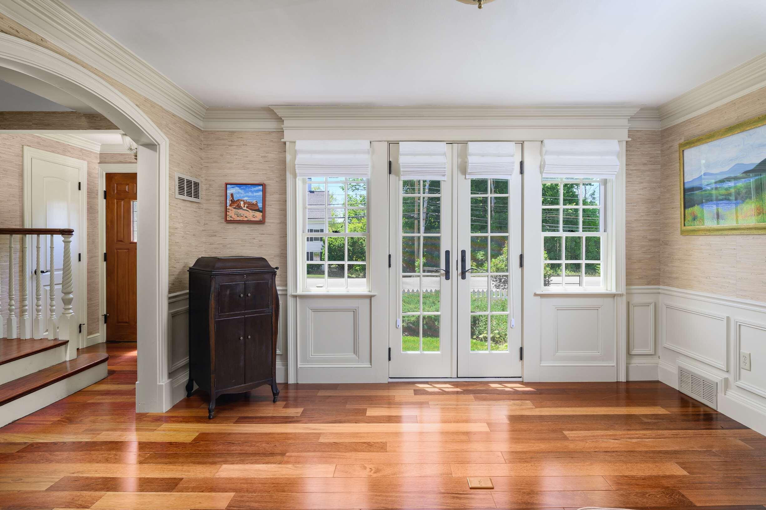 152 York Street York, ME 03909 - Photo 17 of 42 Living room french doors