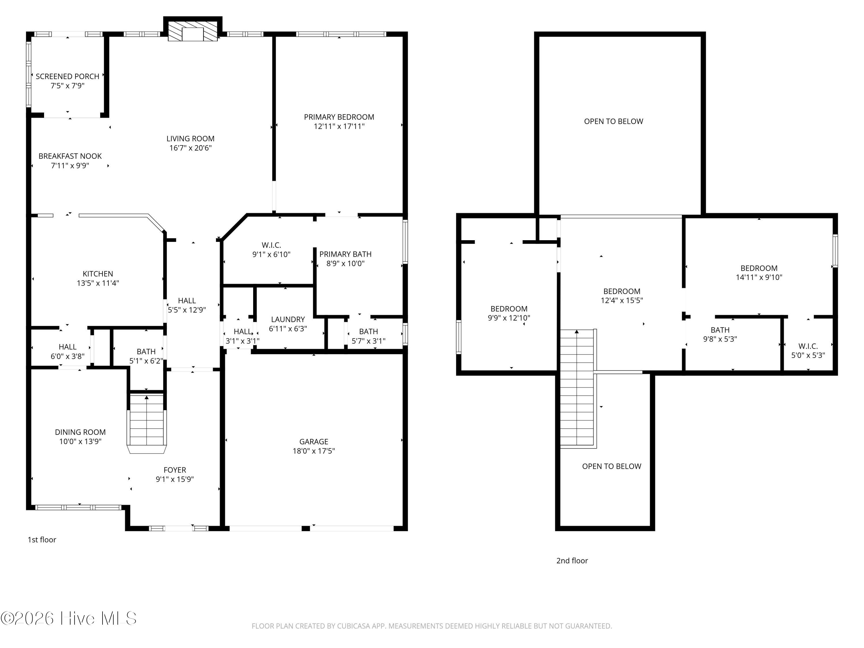 109 Powder Ridge Court Morrisville, NC 27560 - Photo 37 of 37 2D Floor Plan for 109 Powder Ridge Court
