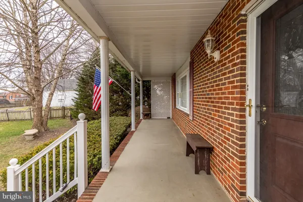 a view of front door