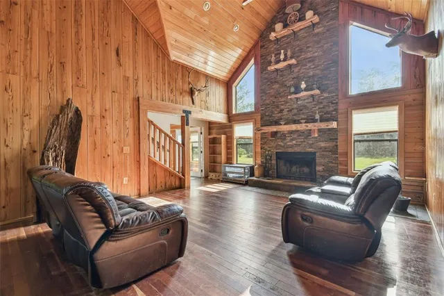 a very nice looking room with a large window