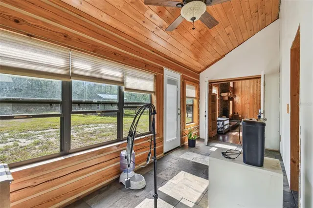 a view of livingroom with furniture and wooden floor