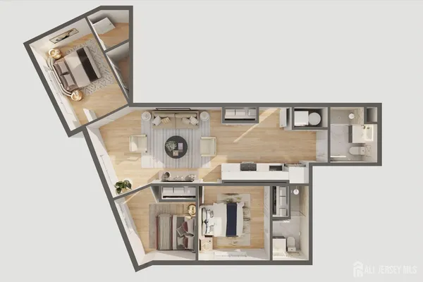 $4,100 | 50 Easton Avenue, Unit 206, New Brunswick, NJ 08901