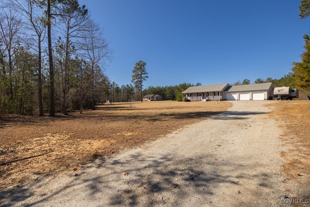 View of street with driveway