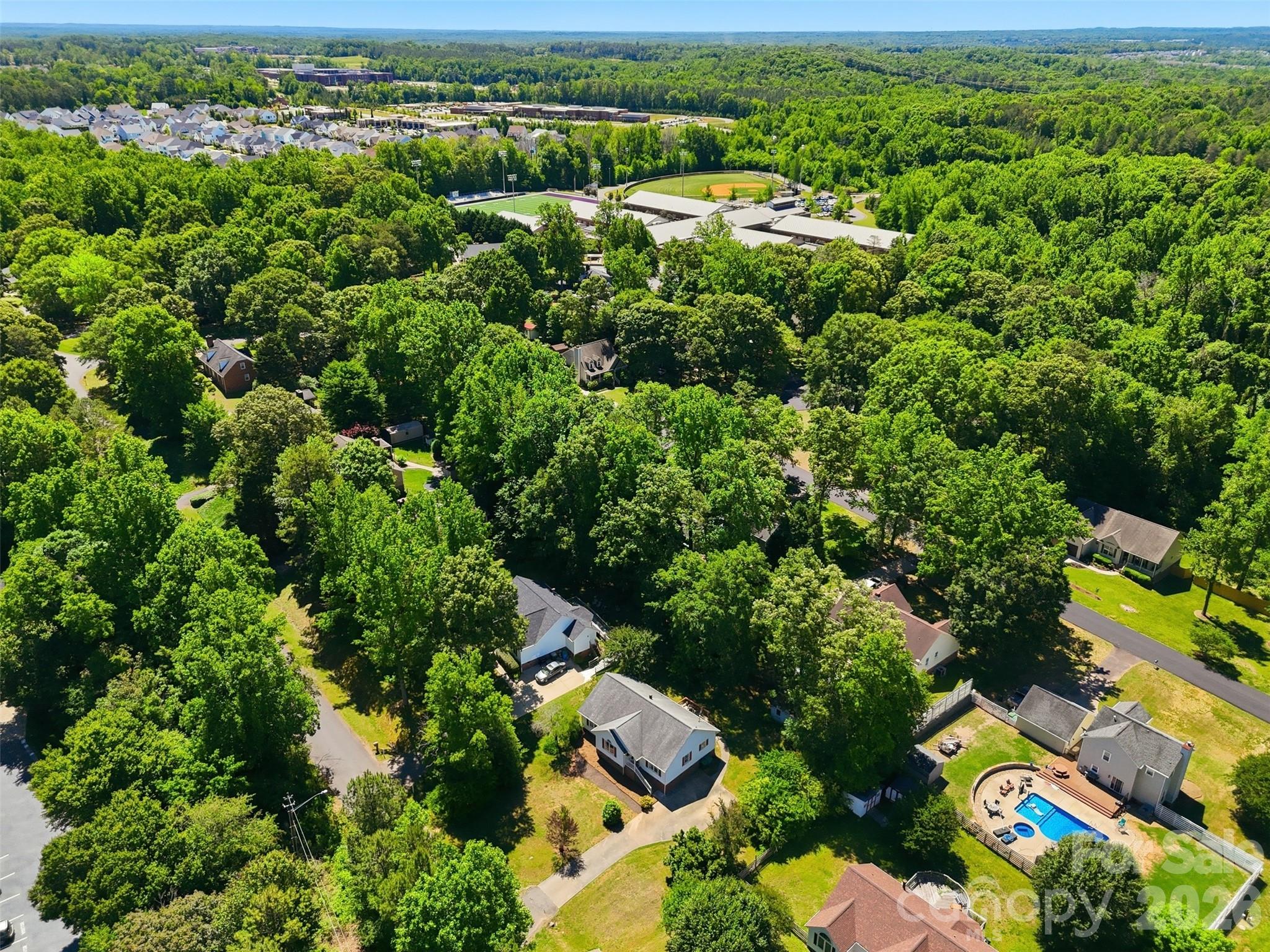 913 Pleasant Ridge Road Fort Mill, SC 29715 - Photo 34 of 40 an aerial view of multiple house