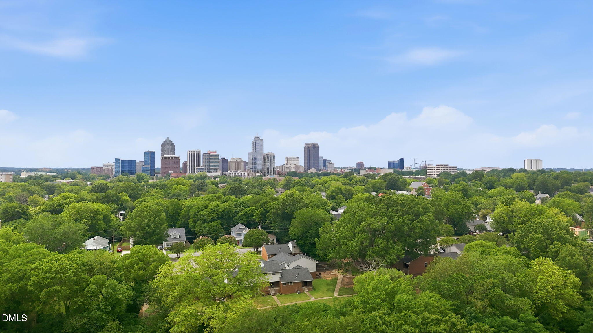 804 Postell Street Raleigh, NC 27601 - Photo 41 of 45 Aerial to DT Raleigh