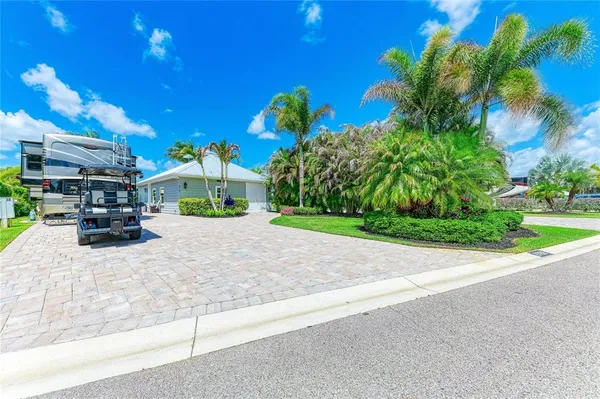 a house with yard in front of it